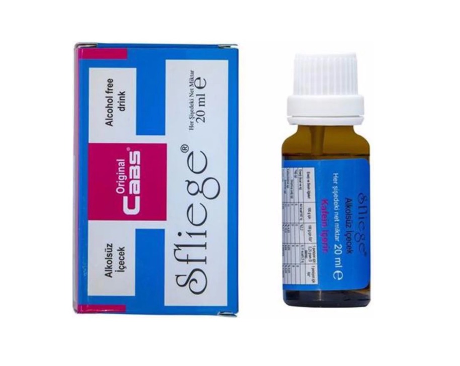 Sfliege Damla 20 ml kadınlara yönelik takviye ürünün şişesi ve ambalajı